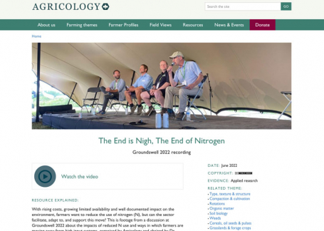 Agricology End of Nitrogen Article