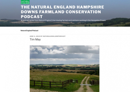 Tim May on the Natural England Podcast